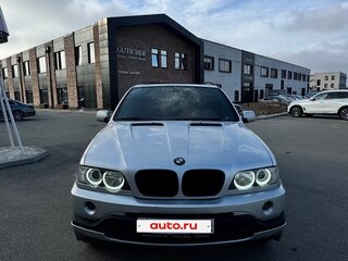2001 BMW X5 4.6is I (E53), серебристый, 720000 рублей, вид 2
