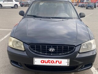 2006 Hyundai Accent ТагАЗ II, чёрный, 269000 рублей, вид 1