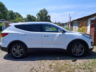 2013 Hyundai Santa Fe III, белый, 1800000 рублей, вид 2