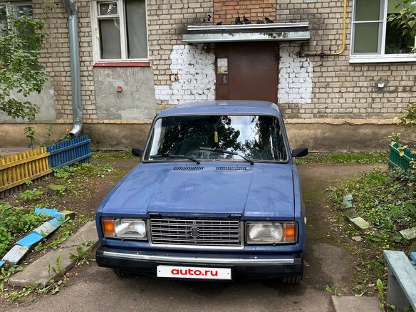 2005 Lada (ВАЗ) 2107, синий - вид 1