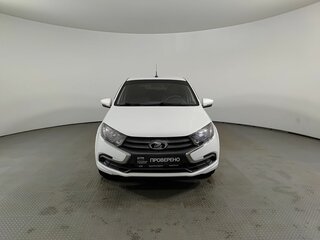 2018 Lada (ВАЗ) Granta I Рестайлинг, белый, 496236 рублей, вид 2