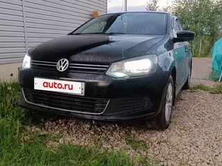 2013 Volkswagen Polo V, чёрный, 560000 рублей, вид 1