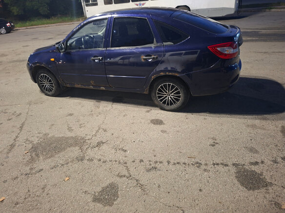 2015 Lada (ВАЗ) Granta I, синий - вид 3