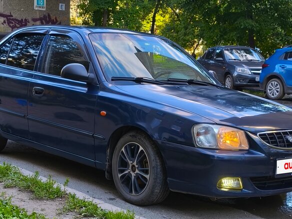 2007 Hyundai Accent ТагАЗ II, синий, 350000 рублей - вид 5