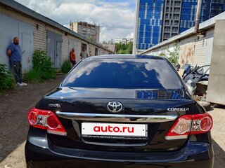 2012 Toyota Corolla X (E140, E150) Рестайлинг, чёрный, 1300000 рублей, вид 4