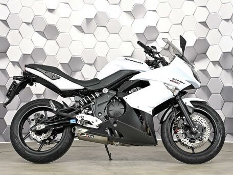 2010 Kawasaki ER-6F (Ninja 650R), белый, 449000 рублей, вид 3