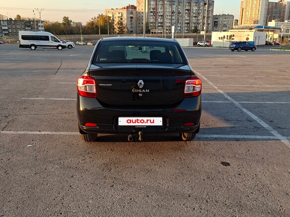 2014 Renault Logan II, чёрный, 566800 рублей - вид 1