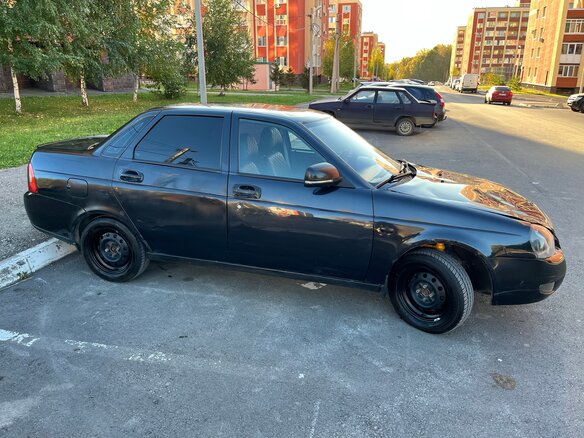 2007 Lada (ВАЗ) Priora I, чёрный, 180000 рублей - вид 2