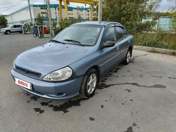 2001 Kia Rio I, синий, 230000 рублей