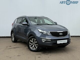 2014 Kia Sportage III Рестайлинг, синий, 1580000 рублей, вид 3