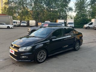 2017 Volkswagen Polo V Рестайлинг, чёрный, 1000000 рублей, вид 1