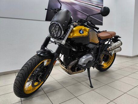 2019 BMW R Nine T Scrambler, золотистый, 1295000 рублей, вид 3