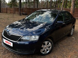2017 Skoda Rapid I Рестайлинг, синий, 880000 рублей, вид 1