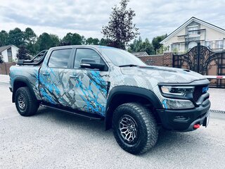 2022 Ram 1500 Crew Cab TRX V, синий, 12000000 рублей, вид 2