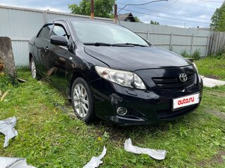 2007 Toyota Corolla X (E140, E150), чёрный, 600000 рублей, вид 2