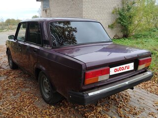 2006 Lada (ВАЗ) 2107, пурпурный, 130000 рублей, вид 3