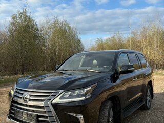 2016 Lexus LX 570 III Рестайлинг 2, чёрный, 7500000 рублей, вид 4