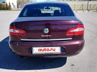 2012 Skoda Superb II, пурпурный, 820000 рублей, вид 4