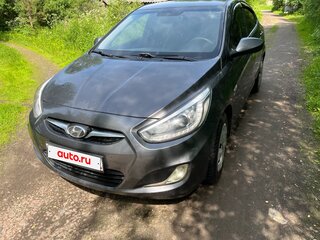 2013 Hyundai Solaris I, чёрный, 500000 рублей, вид 1