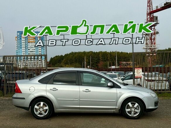 2007 Ford Focus II, серебристый - вид 3