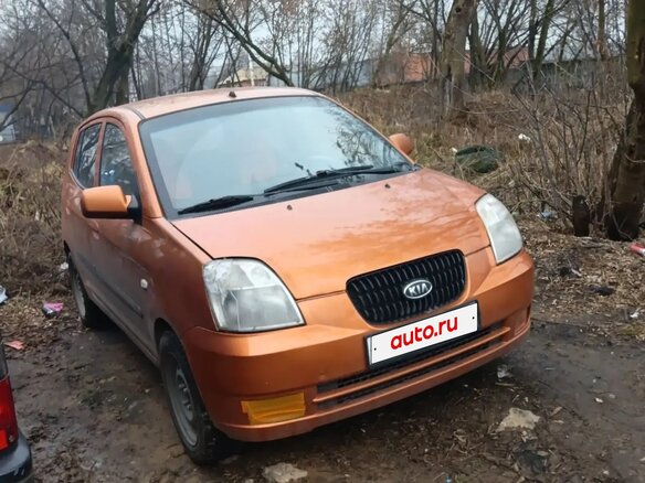 2007 Kia Picanto I, оранжевый, 350000 рублей
