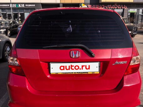 2007 Honda Jazz I Рестайлинг, красный, 480000 рублей, вид 4