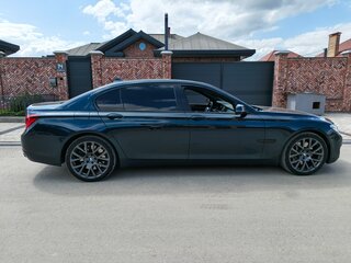 2012 BMW 7 серии Long 750Li xDrive V (F01/F02/F04) Рестайлинг, синий, 1800000 рублей, вид 3