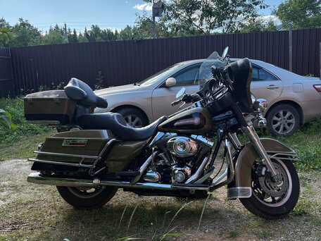 2007 Harley-Davidson Electra Glide, зелёный, 730000 рублей, вид 3