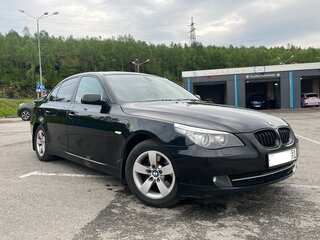 2008 BMW 5 серии 523i V (E60/E61) Рестайлинг, чёрный, 1369000 рублей, вид 3