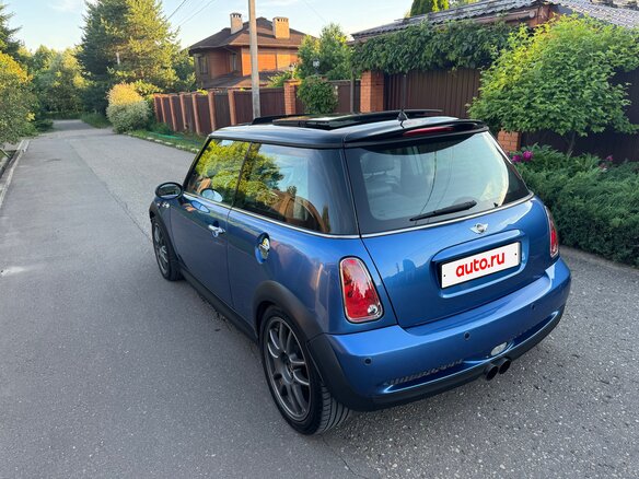 2003 Mini Hatch Cooper S I (R50), синий, 1100000 рублей - вид 11