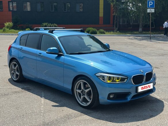 2017 BMW 1 серии 118i II (F20/F21) Рестайлинг, синий, 1725000 рублей - вид 2