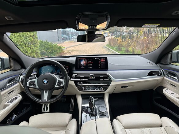 2020 BMW 6 серии Gran Turismo 630d xDrive IV (G32) Рестайлинг, серый, 7100000 рублей - вид 13
