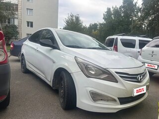 2016 Hyundai Solaris I Рестайлинг, белый, 545000 рублей, вид 3