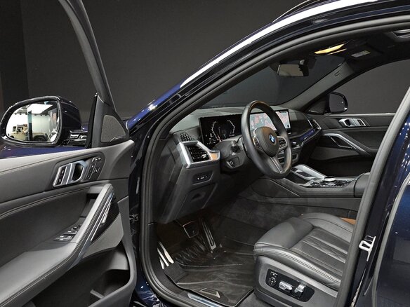 2024 BMW X6 40i III (G06) Рестайлинг, синий - вид 16