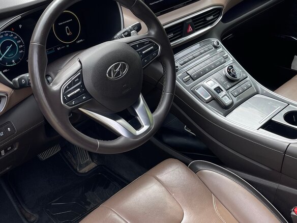 2021 Hyundai Santa Fe IV Рестайлинг, коричневый, 2850000 рублей - вид 12
