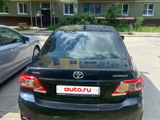 2012 Toyota Corolla X (E140, E150) Рестайлинг, чёрный, 1100000 рублей, вид 5
