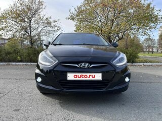 2012 Hyundai Solaris I, чёрный, 650000 рублей, вид 2