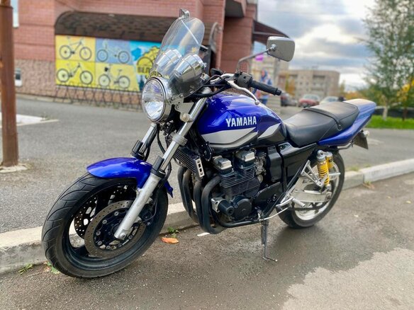 2001 Yamaha XJR400, синий, 235000 рублей - вид 2