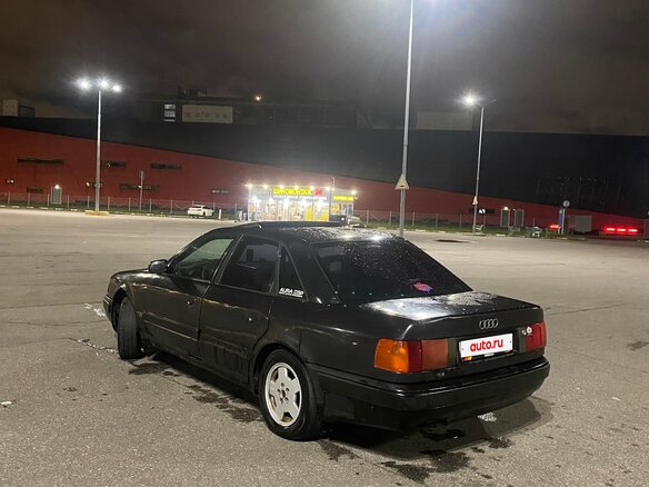 1991 Audi 100 IV (C4), чёрный, 250000 рублей - вид 6
