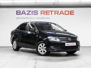2014 Volkswagen Polo V, чёрный, 800000 рублей, вид 3