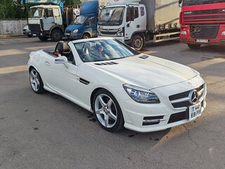 2012 Mercedes-Benz SLK-Класс 200 III (R172), белый, 2500000 рублей, вид 1