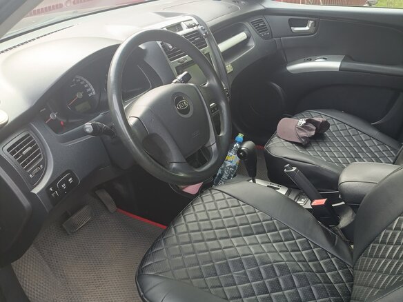 2006 Kia Sportage II, чёрный - вид 4