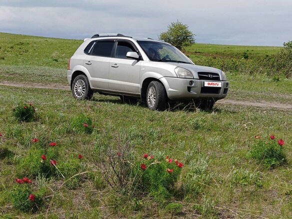 2008 Hyundai Tucson I, серебристый, 830000 рублей - вид 1