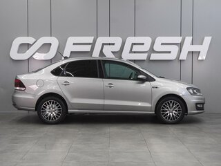 2019 Volkswagen Polo V Рестайлинг, серебристый, 1059000 рублей, вид 5