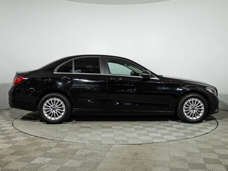 2018 Mercedes-Benz C-Класс 180 IV (W205) Рестайлинг, чёрный, 1949585 рублей, вид 4