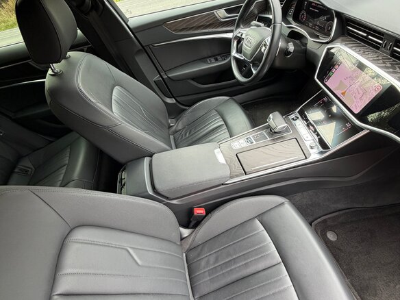 2021 Audi A6 45 TFSI V (C8), синий, 4900000 рублей - вид 6