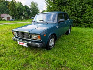 2005 Lada (ВАЗ) 2107, синий, 120000 рублей, вид 2
