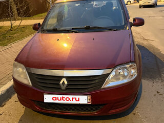 2010 Renault Logan I Рестайлинг, красный, 235000 рублей, вид 1