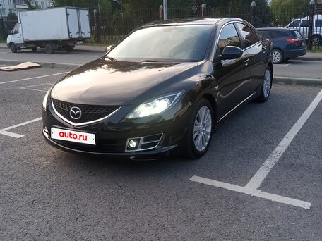 2008 Mazda 6 II (GH), чёрный, вид 1