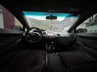 2007 Honda Civic VIII, чёрный, 380000 рублей, вид 5